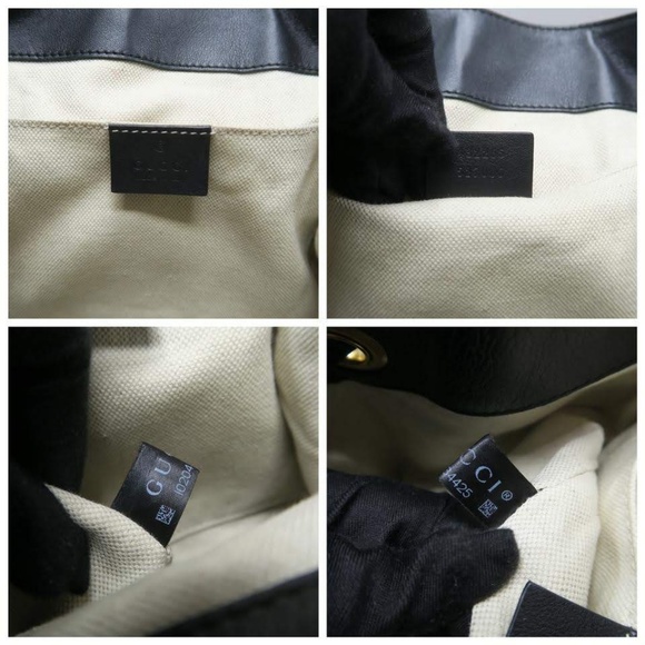 Gucci Black Marmont GG Leather Backpack - Picture 4 of 8